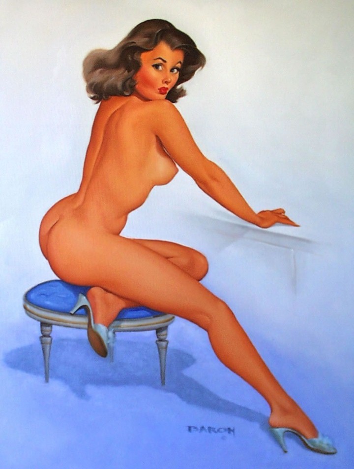 Sexy Miniarsch Retro Onanieren